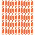 Clips Pequenos Colorido Laranja 25mm Segura Papel Com 1000 Unidades