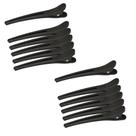 Clips Plástico Especial Carbono Antiestático Suporta 180º Graus Kit C/2 Pacotes 12 Unidades
