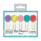 Clips Pompom 50mm Tilibra - Kit com 5 Unidades