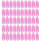 Clips Prendedor Rosa Neon 2,5cm Pequeno Para Escritório Com 1000 Peças