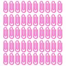 Clips Prendedor Rosa Neon 2,5cm Pequeno Para Escritório Com 1000 Peças
