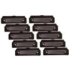 Clips / Presilha para Pranchetas - Porta Bloco - Preta 100mm (10 un)