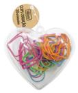 Clips tilibra coracao colorido 20un