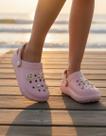 Clog Infantil Molekinha EVA Enfeites Removíveis Juvenil Menina