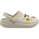 Clog Moleca Furos Apliques Personalizáveis Macia Feminina