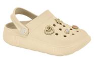 Clog Molekinha Creme Ref: 2591.103 Tamanho:33/34