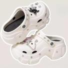 Clogs Femininos Com Estampa De Desenho Animado, Sandálias De Praia De Verão, Mules DIY, Sapatos De