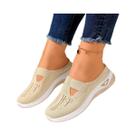 Clogs Femininos De Verão Confortáveis E Práticos Para Uso Doméstico Com Ventilação, Meio Chinelo,
