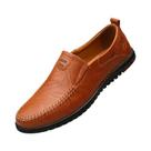 CLOHOO Mocassins masculinos confortáveis de sola macia, versáteis, casuais, sapatos formais de couro CLOHOO Mocassins masculinos confortáveis de sola macia, versáteis, casuais, sapatos formais de couro