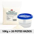 Cloreto De Calcio Escamas 10 Kg + 20 Potes (anti Mofo)