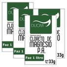 Cloreto de Magnésio P.A. Sachê 33g Duom Kit 4 Envelopes