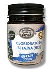 Cloridrato de betaína 700mg 60capsulas Canteiro de ervas