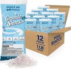Cloro Granulado para Choque de Piscina Pyrock Chemical Cal Hypo 450 g - 12 Unidades