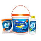 Cloro p/ Piscina 10kg 3em1+ barrilha 2kg + clarificante 1lt