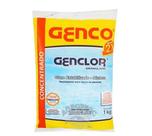Cloro tratamento para piscina Estabilizado concentrador Genco Genclor 1kg.