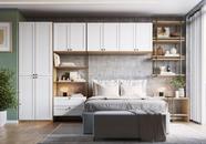 Closet 10 Portas 2 Gavetas Infinity Savana/Branco Closet 10 Portas 2 Gavetas Infinity Savana/Branco