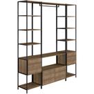 Closet 3 Estantes Industrial Steel Quadra Artesano 180 cm (largura) MDP Vermont Estrutura Aço Preto Closet 3 Estantes Industrial Steel Quadra Artesano 180 cm (largura) MDP Vermont Estrutura Aço Preto