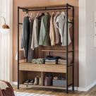 Closet Aberto Duna Demolição A04 2 Gavetas Aço 117CM Preto D'Rossi