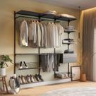 Closet Aberto Modulado Casal 205cm Eminence
