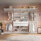 Closet Aberto Modulado para Casal 285cm Eminence