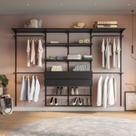 Closet Aberto Modulado para Casal 285cm Eminence