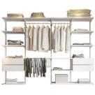 Closet Aberto Modular Casal 265cm Eternity Branco