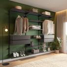 Closet Aberto Modular para Casal 245cm Eminence