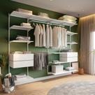 Closet Aberto Modular para Casal 265cm Eternity