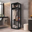 Closet Aberto Organizador Titan Com Prateleira E Cabideiro