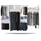 Closet arara aramado trilho parede super resistente moderno 3,10m