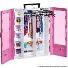 Closet Barbie Fashionistas Rosa com Prateleira e Alça