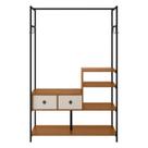 Closet Cabideiro Prateleiras 2 Gavetas Pratico e Funcional Desing Moderno Closet Cabideiro Prateleiras 2 Gavetas Pratico e Funcional Desing Moderno