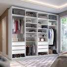 Closet Casal 100% MDF BP 277cm 6 Gavetas Sion Closet Casal 100% MDF BP 277cm 6 Gavetas Sion