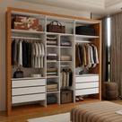 Closet Casal Aura 6 Gavetas Cinamomo - Panorama Móveis