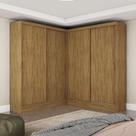 Closet Casal Duplo Belém 4 Portas 4 Gavetas Carioca Móveis Cinamomo