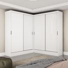 Closet Casal Duplo Belém 4 Portas 4 Gavetas Carioca Móveis