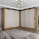 Closet Casal Duplo Dubai 6 Portas 6 Gavetas Cinamomo