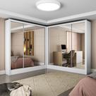 Closet Casal Duplo Fortaleza 6 Portas Premium 12 Prateleiras Closet Casal Duplo Fortaleza 6 Portas Premium 12 Prateleiras