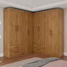 Closet Casal Duplo Lu 8 Portas 4 Gavetas