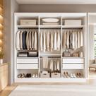 Closet Casal sem Portas 4 Gavetas Paris Yescasa Closet Casal sem Portas 4 Gavetas Paris Yescasa