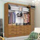 Closet Casal Sevilha 9 Gavetas MDP Carioca Móveis Closet Casal Sevilha 9 Gavetas MDP Carioca Móveis