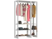 Closet com 1 Cabideiro, e 6 Prateleiras EY101-105 Linha Yes Emovell