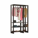 Closet com 1 Cabideiro, e 6 Prateleiras EY101-105 Linha Yes Emovell