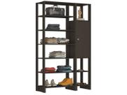 Closet com 1 Porta com 2 prateleias e 9 nichos externos EY103-107 Linha Yes Emovell
