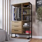 Closet com 3 Gavetas e 5 Prateleiras Destaques