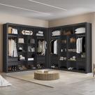 Closet Duplo NT6060 100% MDF Amoudi Móveis