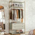 Closet Industrial 2 Gavetas Off White 17251 - Olivar Móveis Closet Industrial 2 Gavetas Off White 17251 - Olivar Móveis