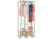Closet Modulado 2 Peças 2 Cabideiros e 6 Nichos Yes