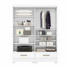 Closet Modulado 2 Peças 2 Gavetas Smart Versatile Espresso Móveis