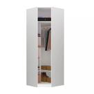 Closet Modulado Canto Oblíquo (Altura: 236cm) Sem Porta Prestige Luciane